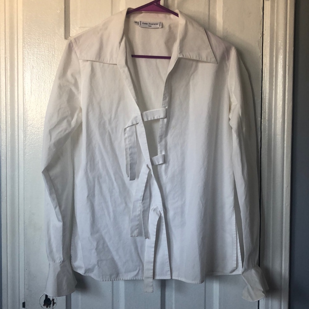 Anne Fontaine front tie top